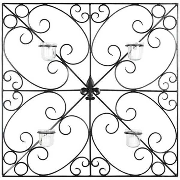 Safavieh Votive Wall Decor Black Powder Coated WDC1005A